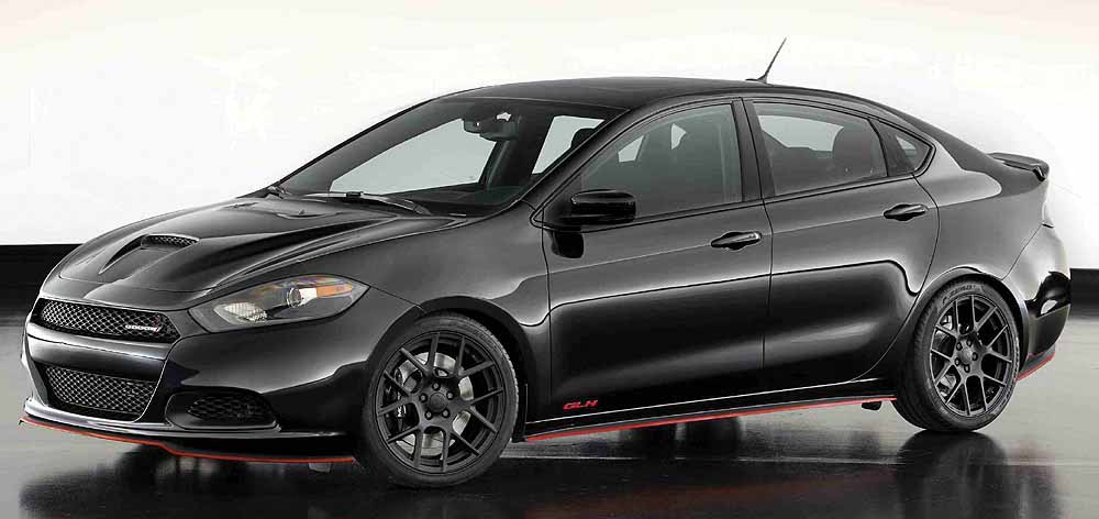 The Dodge Dart GLH Concept is among the Mopar-modified vehicles