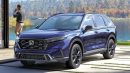 Updated Honda CR-V is larger, but the powertrains carry over: